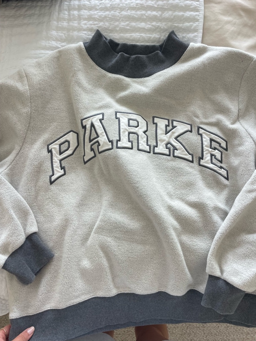 SOLD OUT Parke Grey Mockneck